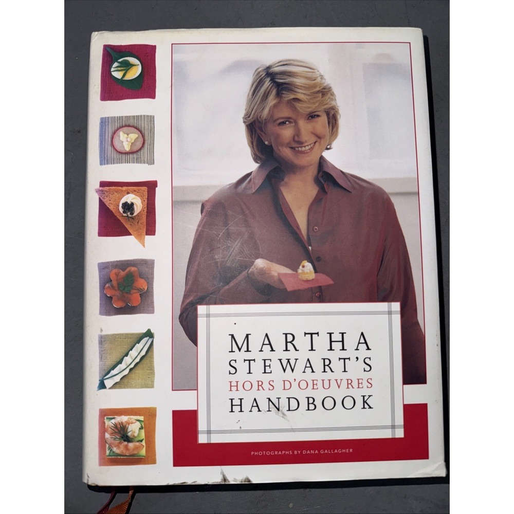 Martha Stewart's Hors d'Oeuvres Handbook by Martha Stewart (1999, Hardcover)